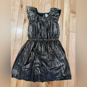 OshKosh B'gosh Shimmering Black and Gold Dress